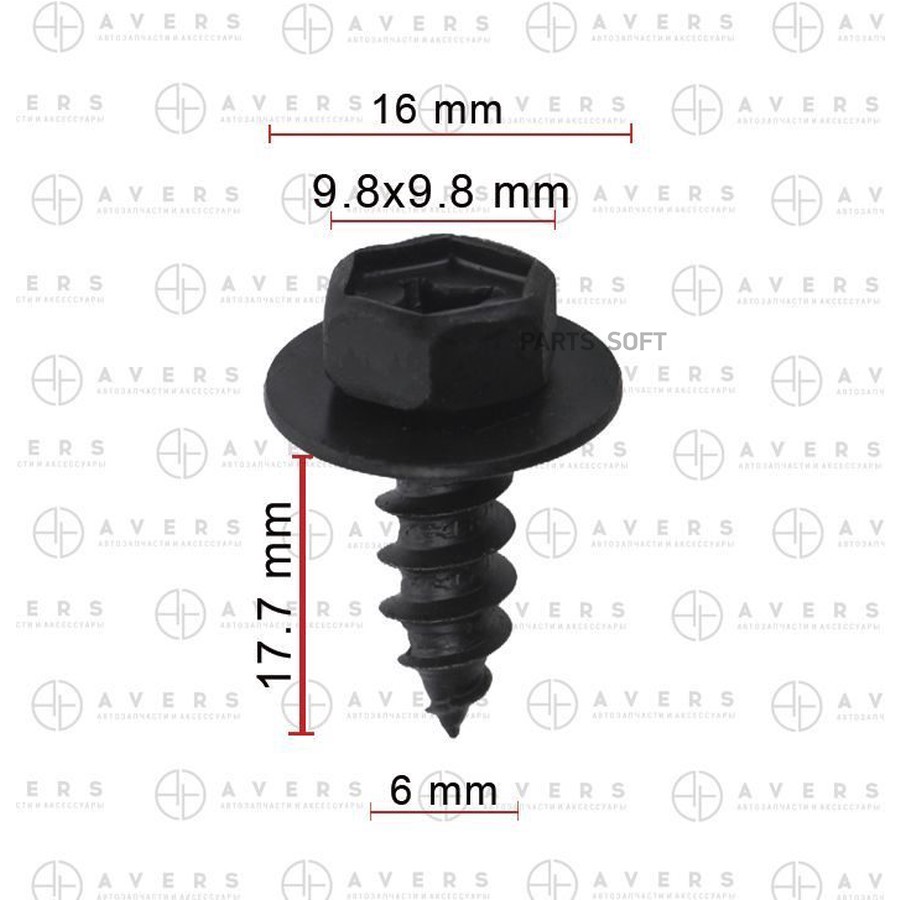 Саморез Avers 9015960498 - AVERS None None